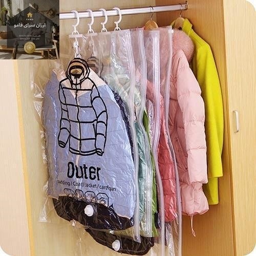 کیسه وکیوم کت و شلوار طرح جا لباسی
