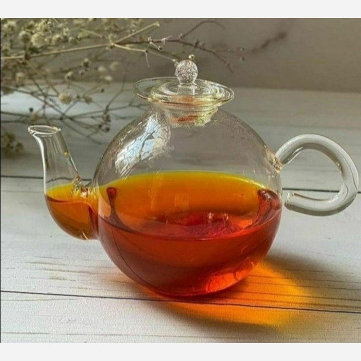 قوری زعفران (دمنوش ساز) پیرکس شعله مستقیم 12*7