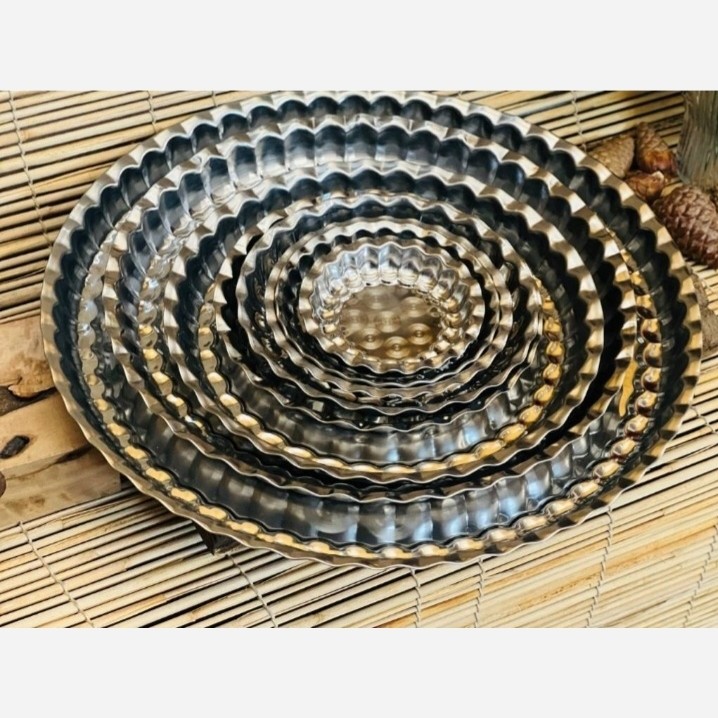 سینی استیل لب دالبری 20 سانت