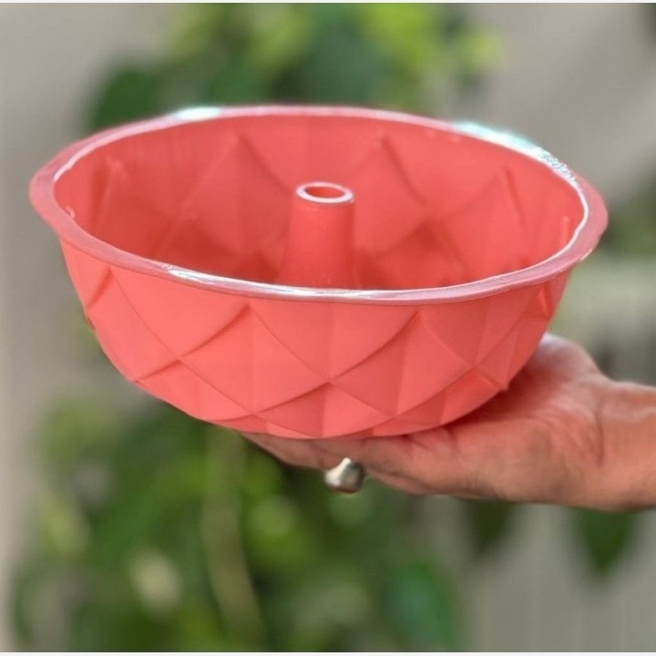 قالب سیلیکونی الماس (کیک ژله دسر) نسوز رنگبندی 24 سانت
