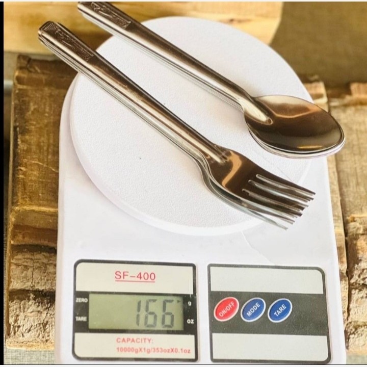 قاشق چنگال استیل