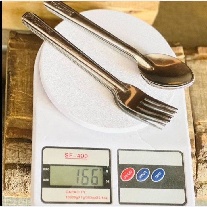 قاشق چنگال استیل