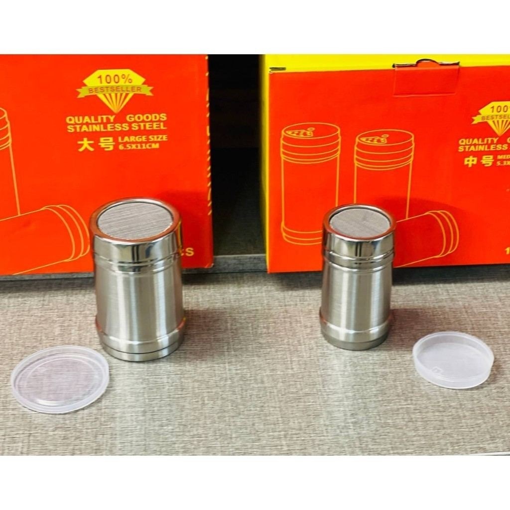 پودر پاش (نمک شکر) استیل بزرگ Z20 چینی