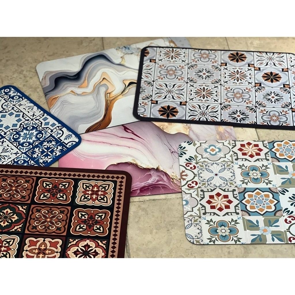 مت سیلیکونی طرحدار (پد شیرینی پزی) بزرگ 35x50 رنگبندی