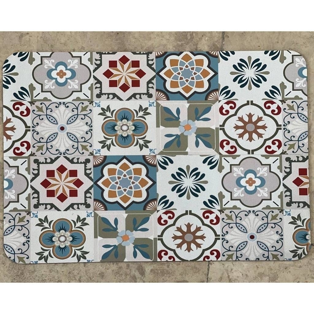 مت سیلیکونی طرحدار (پد شیرینی پزی) بزرگ 35x50 رنگبندی