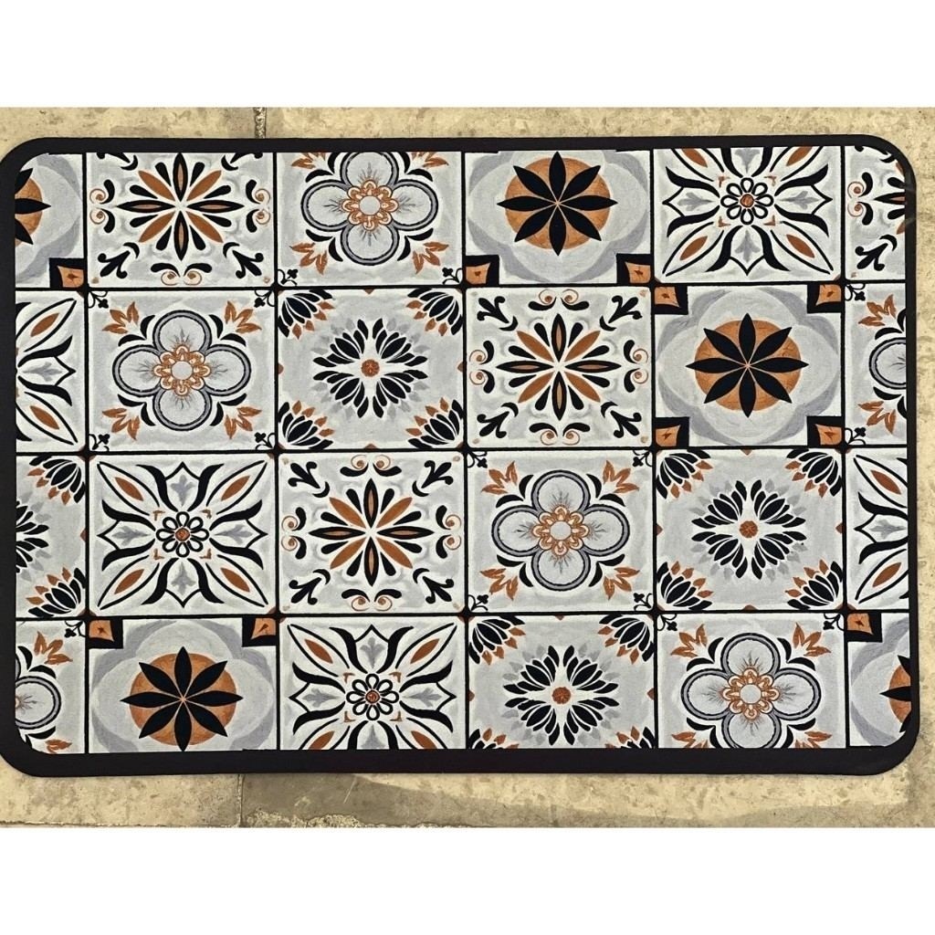 مت سیلیکونی طرحدار (پد شیرینی پزی) بزرگ 35x50 رنگبندی