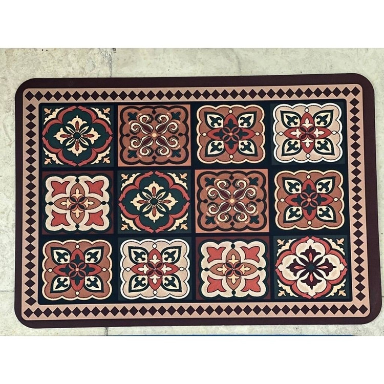 مت سیلیکونی طرحدار (پد شیرینی پزی) بزرگ 35x50 رنگبندی